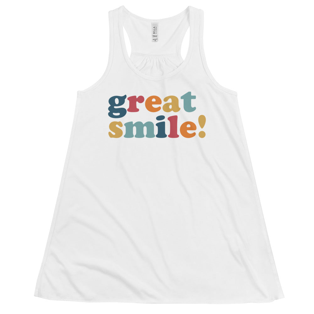 Great Smile! — Flowy Racerback Tank