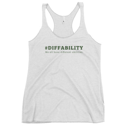 #Diffability — Racerback Tank