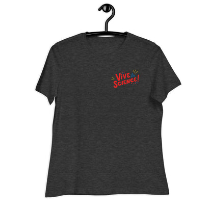 Vive la Science — Women's Relaxed Tee — Left Chest