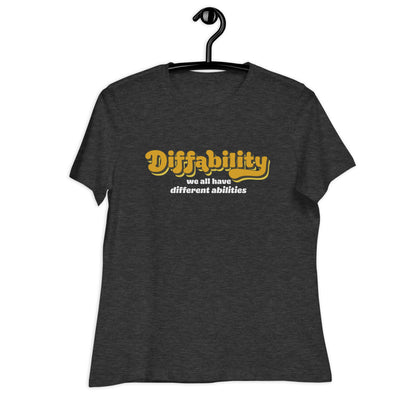 Diffability — Retro Women's Relaxed Tee