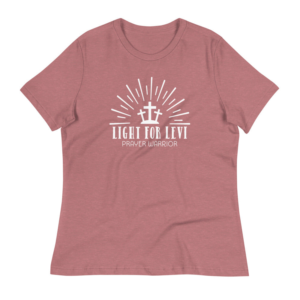 Light For Levi — Women's Relaxed Prayer Warrior Tee