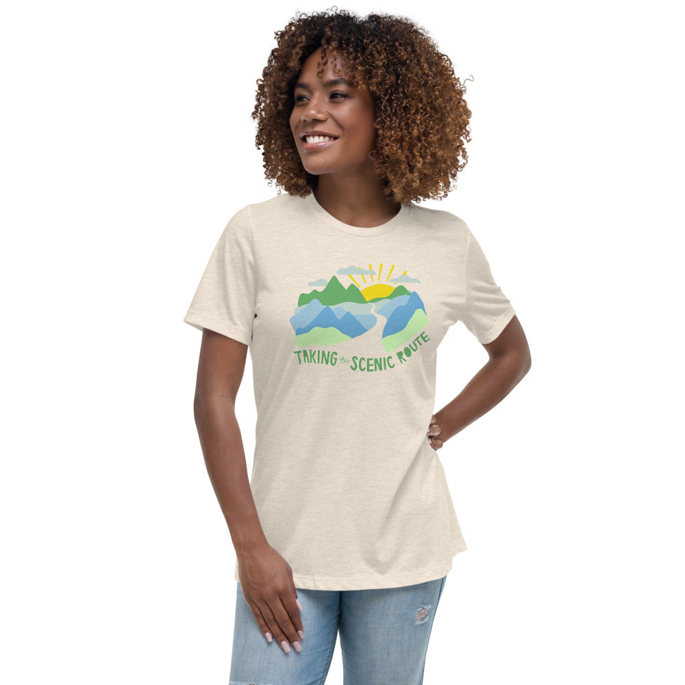 Taking The Scenic Route — Women's Relaxed Tee
