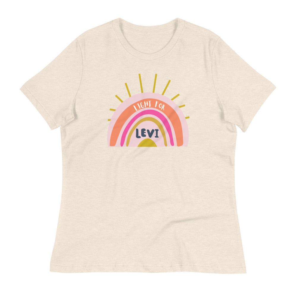 Light For Levi — Women's Relaxed Tee (Summer Pink)