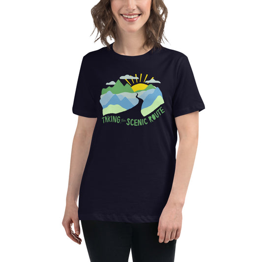 Taking The Scenic Route — Women's Relaxed Tee