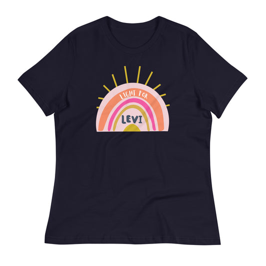 Light For Levi — Women's Relaxed Tee (Summer Pink)
