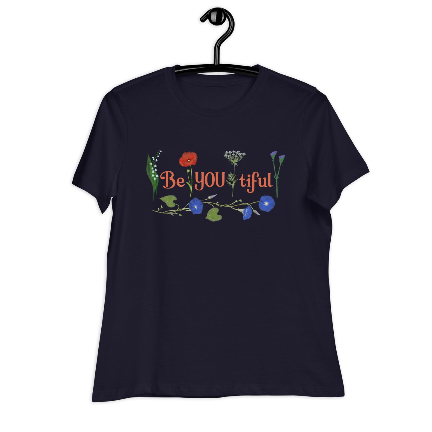 BeYOUtiful — Women's Relaxed Tee (Poppy)