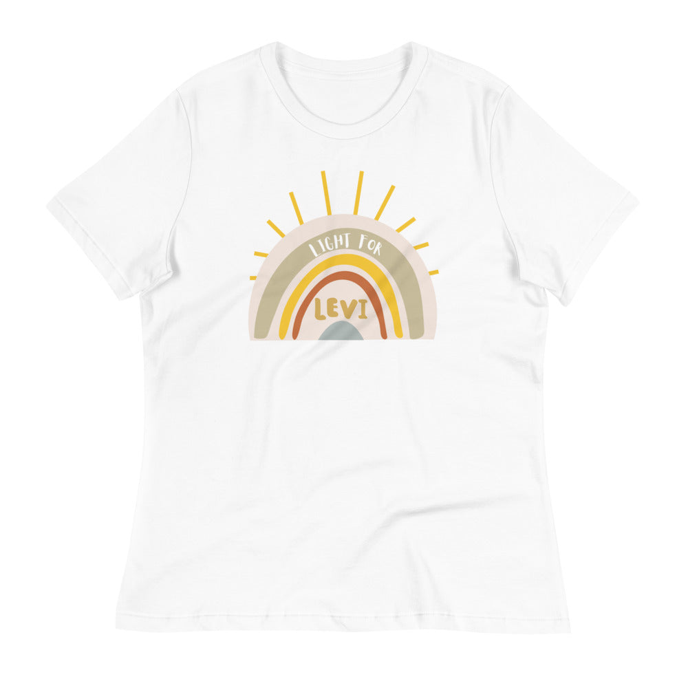Light For Levi — Rainbow Relaxed Women's Tee