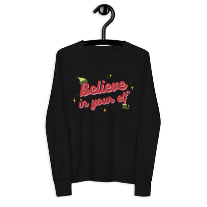 Believe in your Elf — Youth Long Sleeve Tee