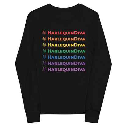 #HarlequinDiva — Youth Long Sleeve Tee