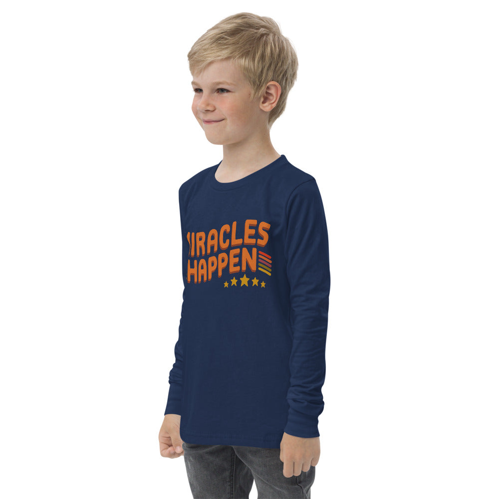 Miracles Happen — Youth Long Sleeve Tee