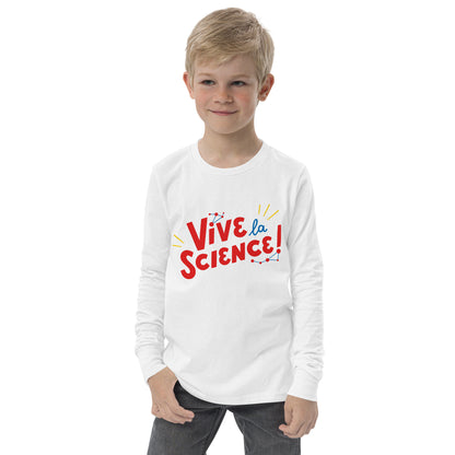 Vive la Science — Youth Long Sleeve Tee